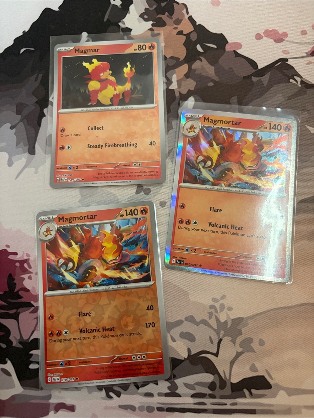 Magmar & Magmortar Pokémon Evolution Card Lot Reverse Holo | 3 Cards ✨5/$25✨